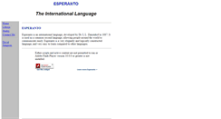 Desktop Screenshot of esperanto.davidgsimpson.com